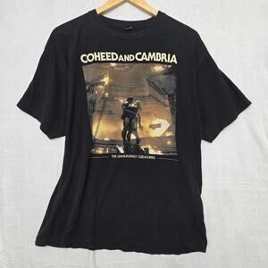Coheed and Cambria Mens Unheavenly Creatures Graphic Band T-Shirt Black XL